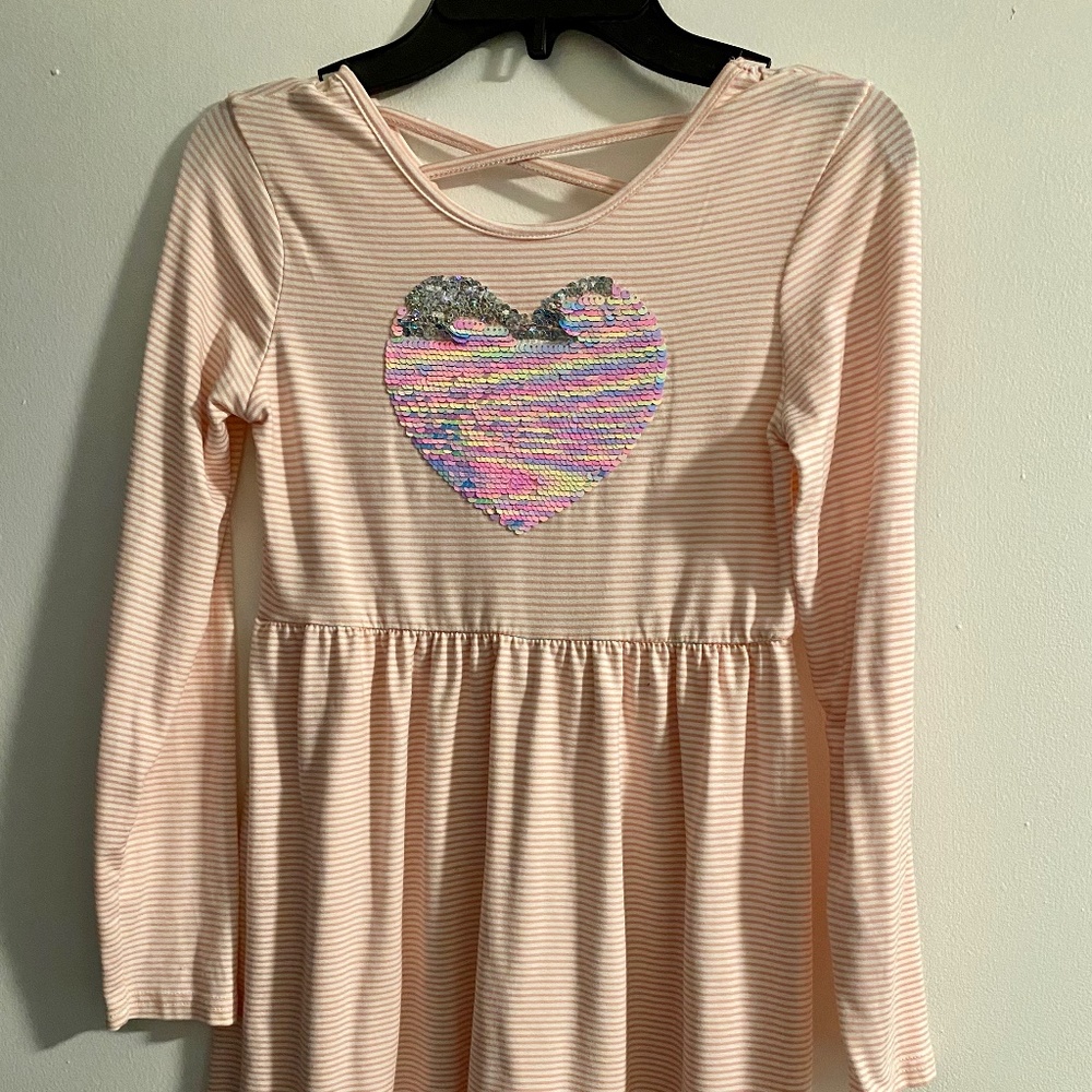 Girls freestyle long sleeve dress size 8